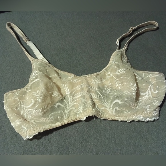 Vanity Fair Vintage Sheer Bra - Nude 36C Underwire - Picture 1 of 5